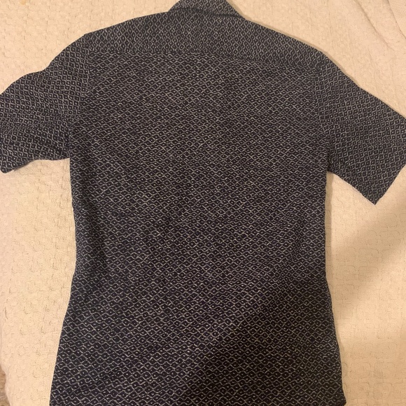 Brooklyn Tailors Navy Short sleeve button-up - Picture 2 of 2